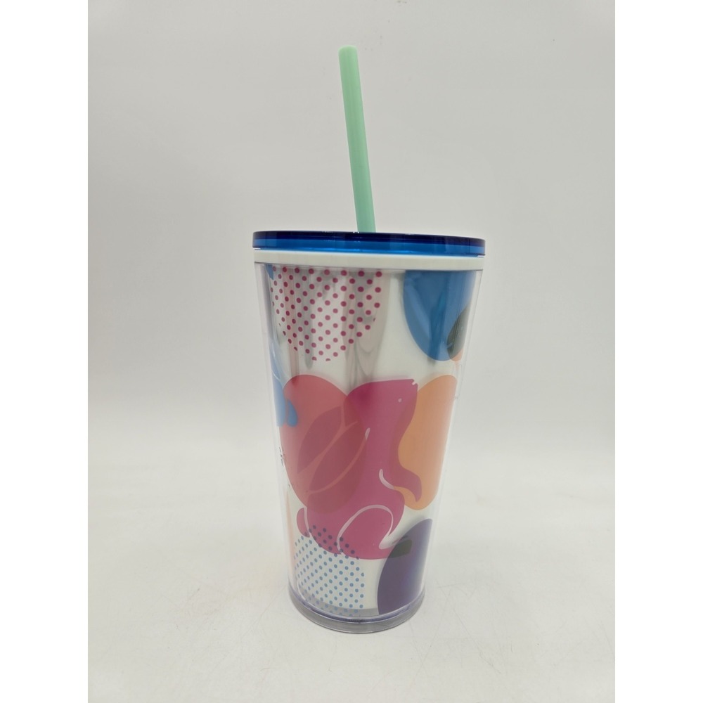 Starbucks Spring Bunny Hop Tumbler Grande 16oz Cold Cup with Straw